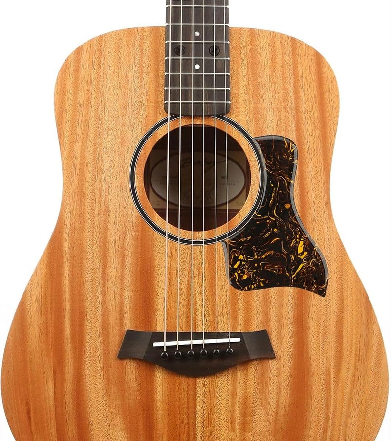 Domofa Acoustic Guitar Pickguard Thick Pick Guard Self Adhesive for Acoustic Guitar Replacement Parts (Yellow Pulp Pattern) - Image 3